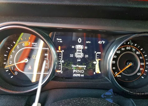 2020 Jeep Wrangler Unlimited Sport из США, поврежденный, VIN 1C4HJXDN8LW266348